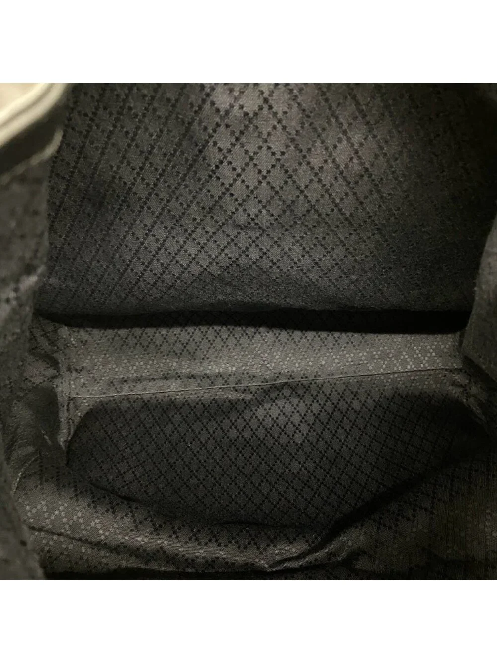 Gucci Vintage Logo Leather Drawstring Backpack Black